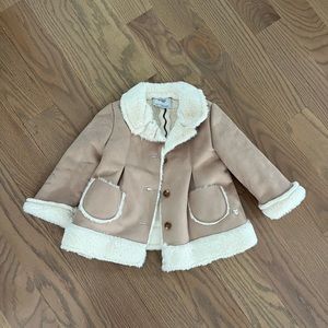 Faux Fur Mayoral Girls Jacket